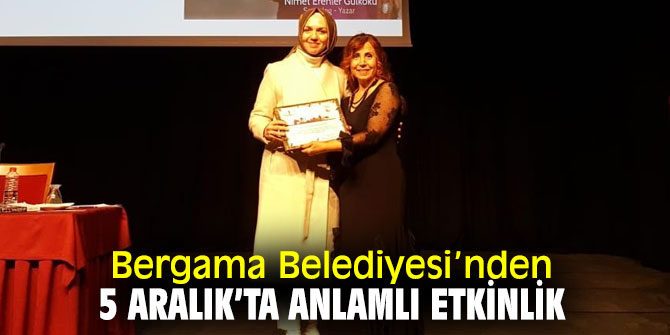 Bergama'da anlamlı etkinlik