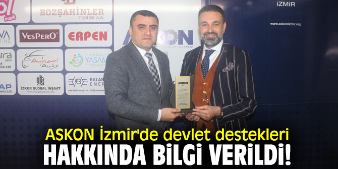 ASKON İzmir'den bilgilendirme!