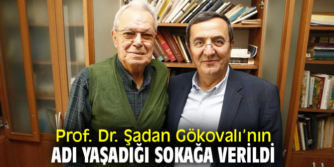 Konak Belediyesi, Prof. Dr. Şadan Gökovalı’nın adı yaşadığı sokağa verdi