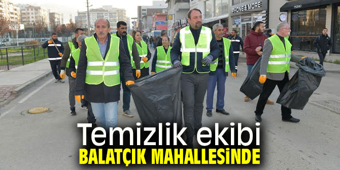 Balatçık Mahallesine Başkan eli değdi!