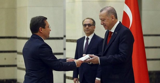 Cumhurbaşkanı Erdoğan, Viktor Rybak’ı kabul etti