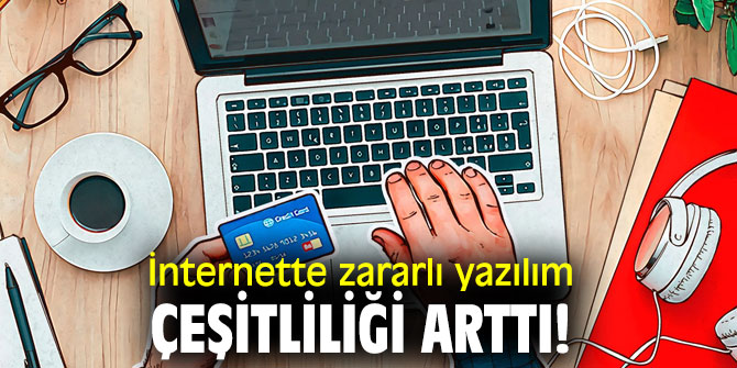 İnternette zararlı yazılım çeşitliliği arttı!