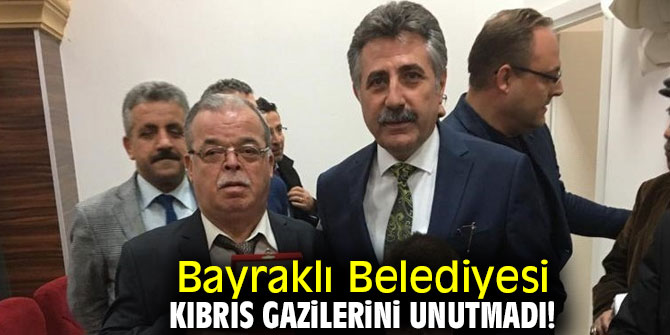Bayraklı Belediyesi Kıbrıs gazilerini unutmadı!