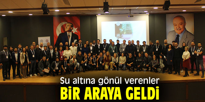 Su altına gönüllüleri bir arada!