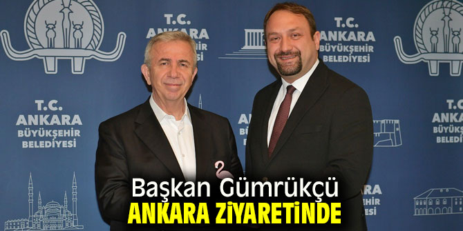 Başkan Gümrükçü Ankara ziyaretinde!