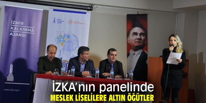 İZKA meslek liselilerinin sorularını yanıtladı!