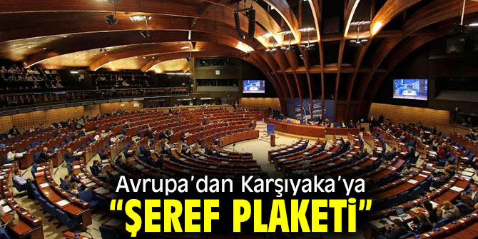 Avrupa Karşıyaka’yı “Şeref Plaketi” ile onurlandırdı!