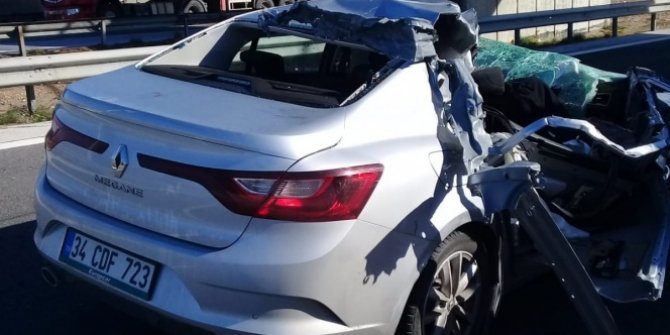 Mersin'de otomobil kazası: 1 ölü 3 yaralı!