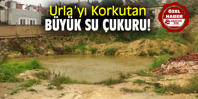 Urla’yı Korkutan Büyük Su Çukuru!