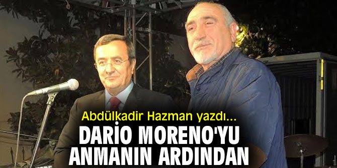 Dario Moreno'yu anmanın ardından