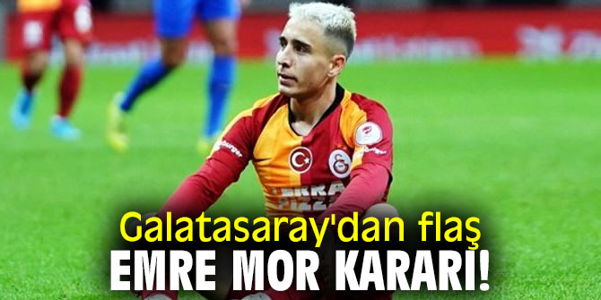 Galatasaray'dan flaş Emre Mor kararı! 