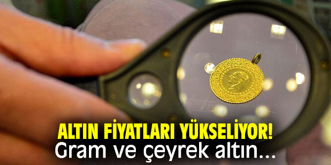 Altın fiyatları yükseliyor! Gram ve çeyrek altın...