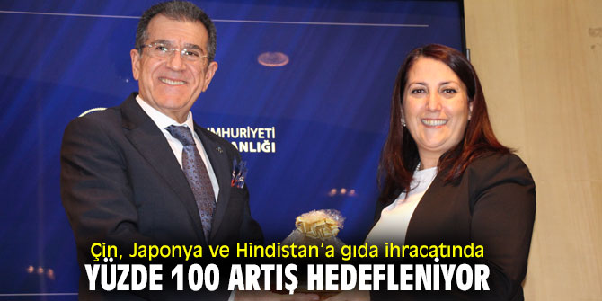 Gıda ihracatında hedef Çin, Japonya ve Hindistan