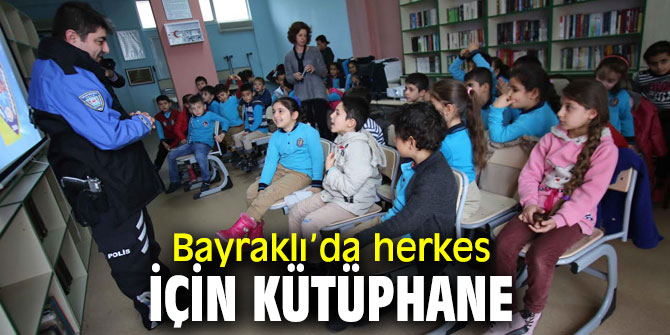Bayraklı Belediyesi’nden kütüphane hamlesi