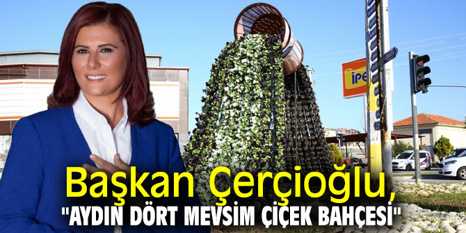 Büyükşehir, Aydın'ın kış çiçekleriyle donatıyor