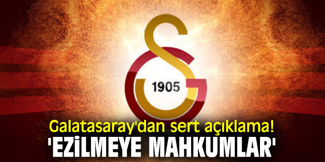 Galatasaray'dan sert açıklama