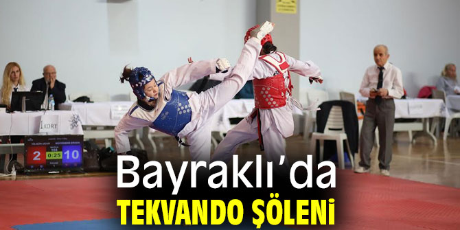 Taekwondo Gençler İl Şampiyonası Bayraklı!da!