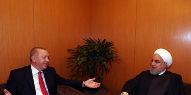 Flaş gelişme! Erdoğan Ruhani ile görüştü