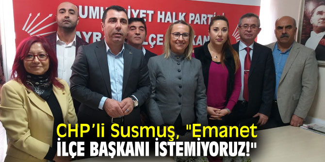 Pınar Susmuş, ilçe başkanlığı adaylığını açıkladı!