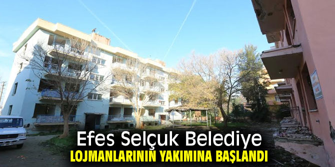 Efes Selçuk Belediye lojmanları yakılıyor!