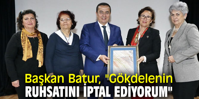 Başkan Batur'dan dikkat çeken Gökdelen açıklaması