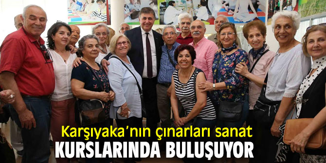 Karşıyaka Belediyesi, çınarları sanatla buluşturuyor