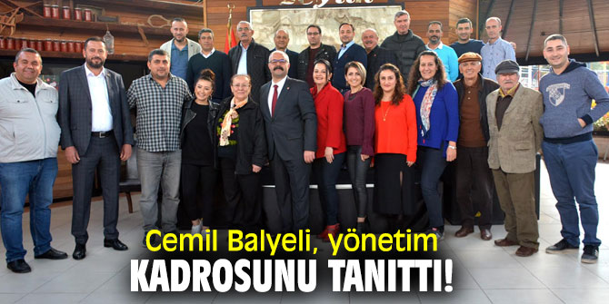 Cemil Balyeli, yönetim kadrosunu tanıttı!