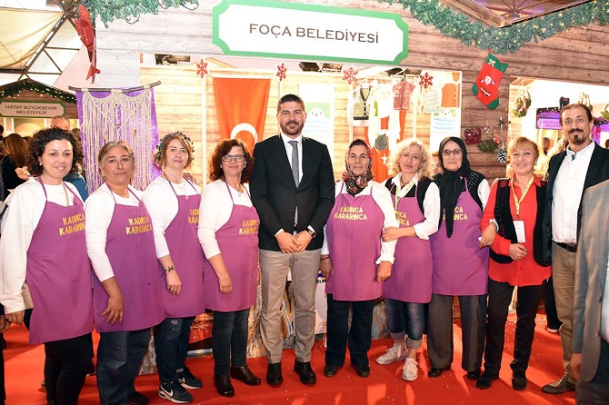 FOÇA YEREL ÜRÜNLERİ LEZZETLİ KIŞ ŞÖLENİNDE