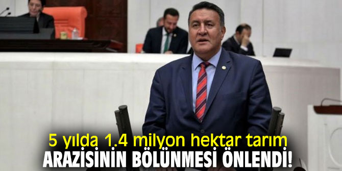 Gürer’in soru önergesine Bakan Pakdemirli'den yanıt!