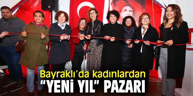 Yeni yıl stantları Bayraklı'da açıldı!