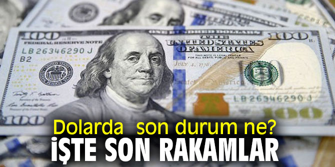 Dolarda son durum ne? İşte son rakamlar...