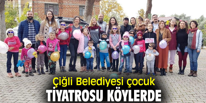 Çiğli Belediyesi Çocuk Tiyatro ekibi çocuklarla buluşuyor