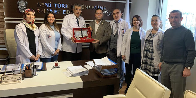 Başkan Özdemir, Tire Devlet Hastanesini ziyaret etti