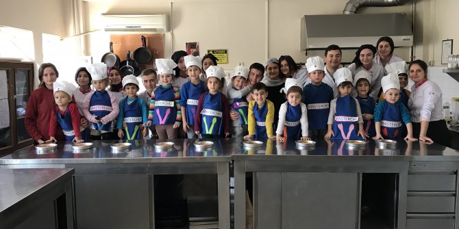 “Minik Şefler Mutfakta” projesi başladı!