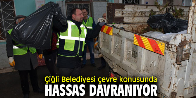 Çiğli Belediyesi çevre konusunda hassas davranıyor