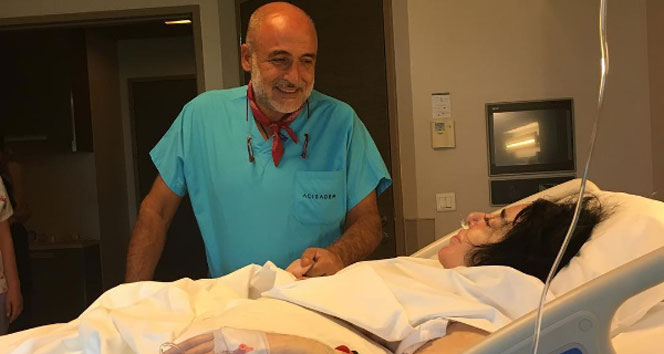 Yerlitaş'tan ameliyat sonrası ilk fotoğraf