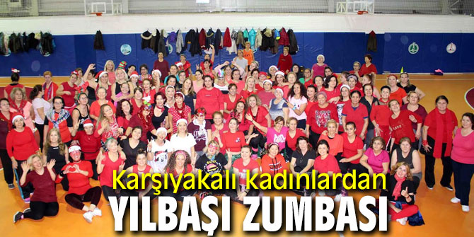 Karşıyakalı kadınlardan yılbaşı zumbası!