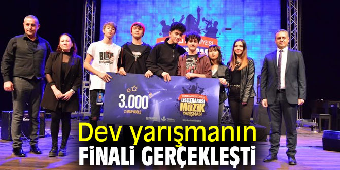 Liselerarası Müzik Yarışması’nın finali gerçekleşti