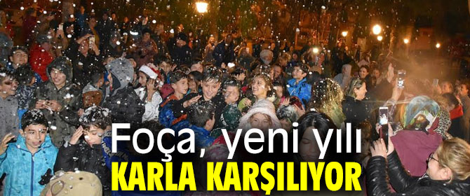 Foça, sürpriz yeni yıl eğlenceleri!