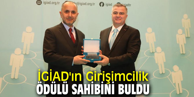 “Yılın Girişimcisi Ödülü” Burhan Koca’ya