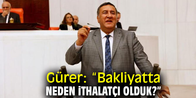Gürer: “Yabancı çiftçi gülüyor, Yerli üretici bitiyor”