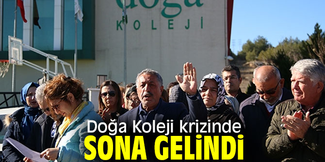 Doğa Koleji krizinde sona gelindi!
