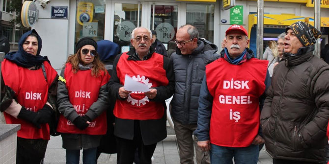 DİSK Emekli Sen Karabağlar Şubesi'nden Kanal İstanbul tepkisi!