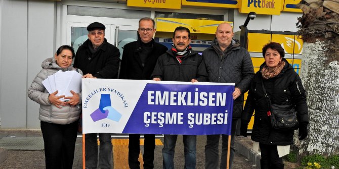 Çeşme Emekli-Sen'den Kanal İstanbul'a hayır!
