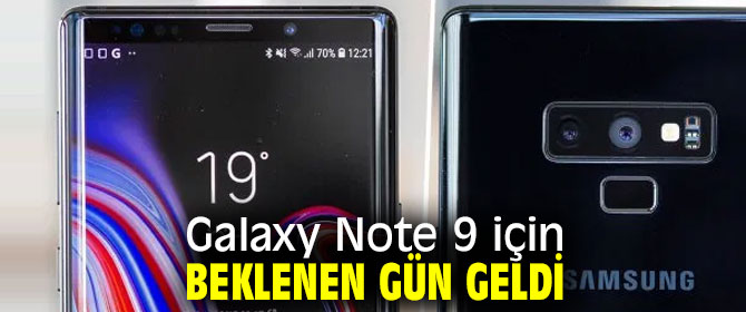 Galaxy Note 9 güncelleniyor!