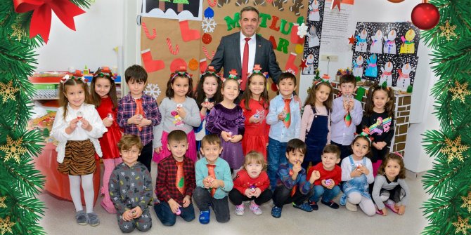  Minikler yeni yılı Başkan Yılmazlar ile kutladı