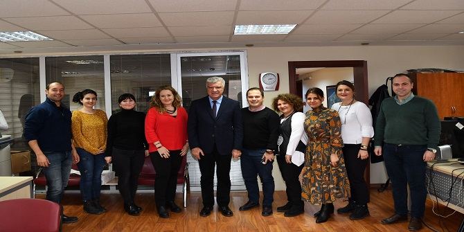 Ali Engin, çalışanlarının yeni yılını kutladı.