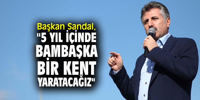 Başkan Sandal, yeni yıl kutlamasına katıldı