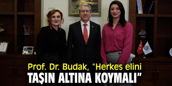 Rektör Budak, Egelilerle buluştu