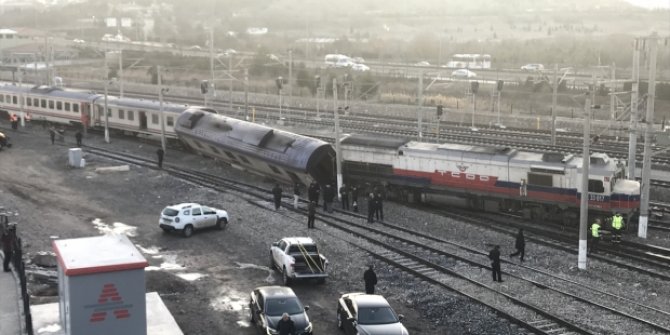 Ankara'da tren kazası!